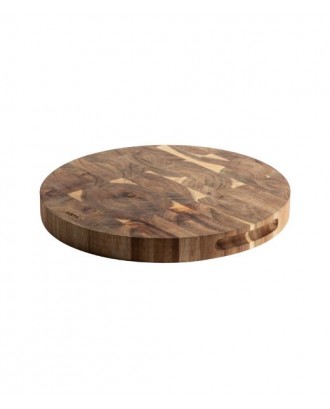 Tocator rotund din lemn de acacia, 30 cm - Simona's COOKSHOP
